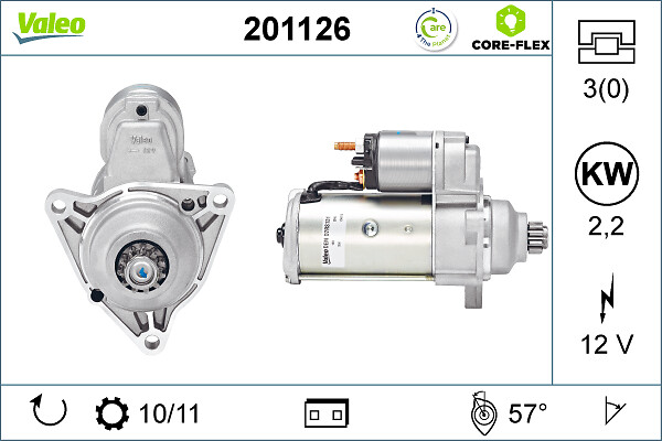 Starter Valeo 201126