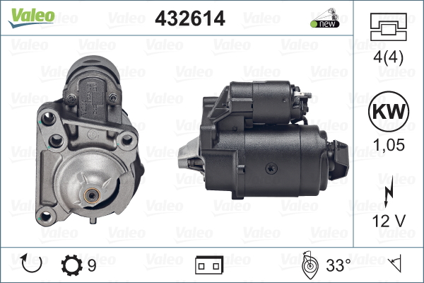 Starter Valeo 432614