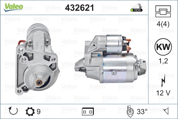 Starter Valeo 432621