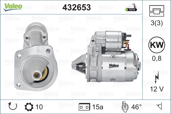 Starter Valeo 432653