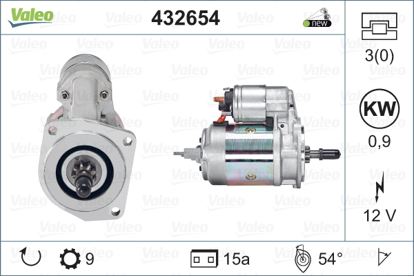 Starter Valeo 432654
