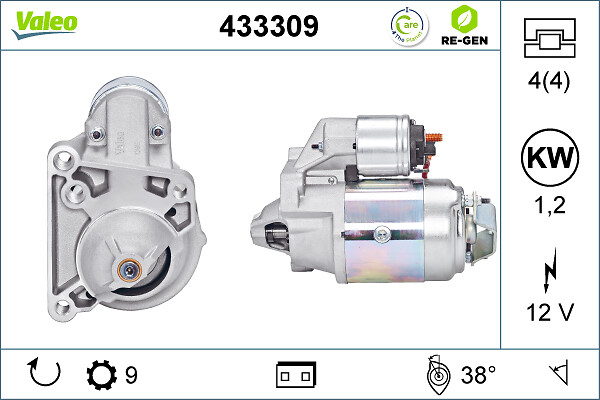 Starter Valeo 433309