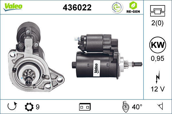 Starter Valeo 436022