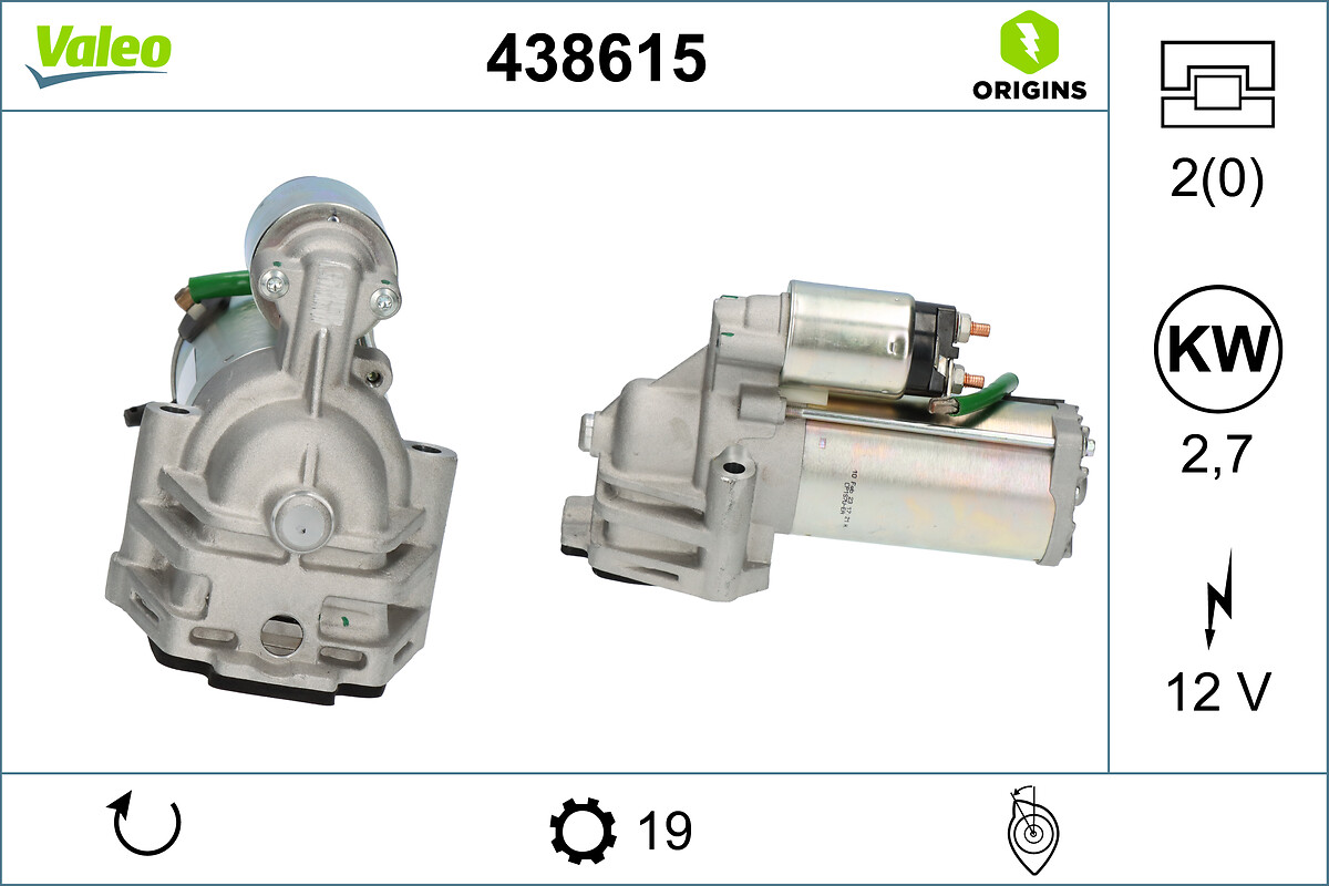 Starter Valeo 438615