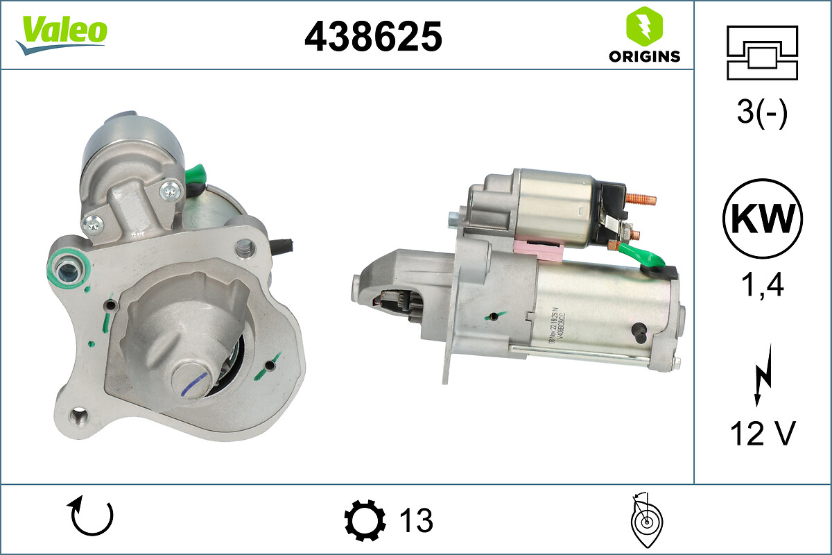Starter Valeo 438625