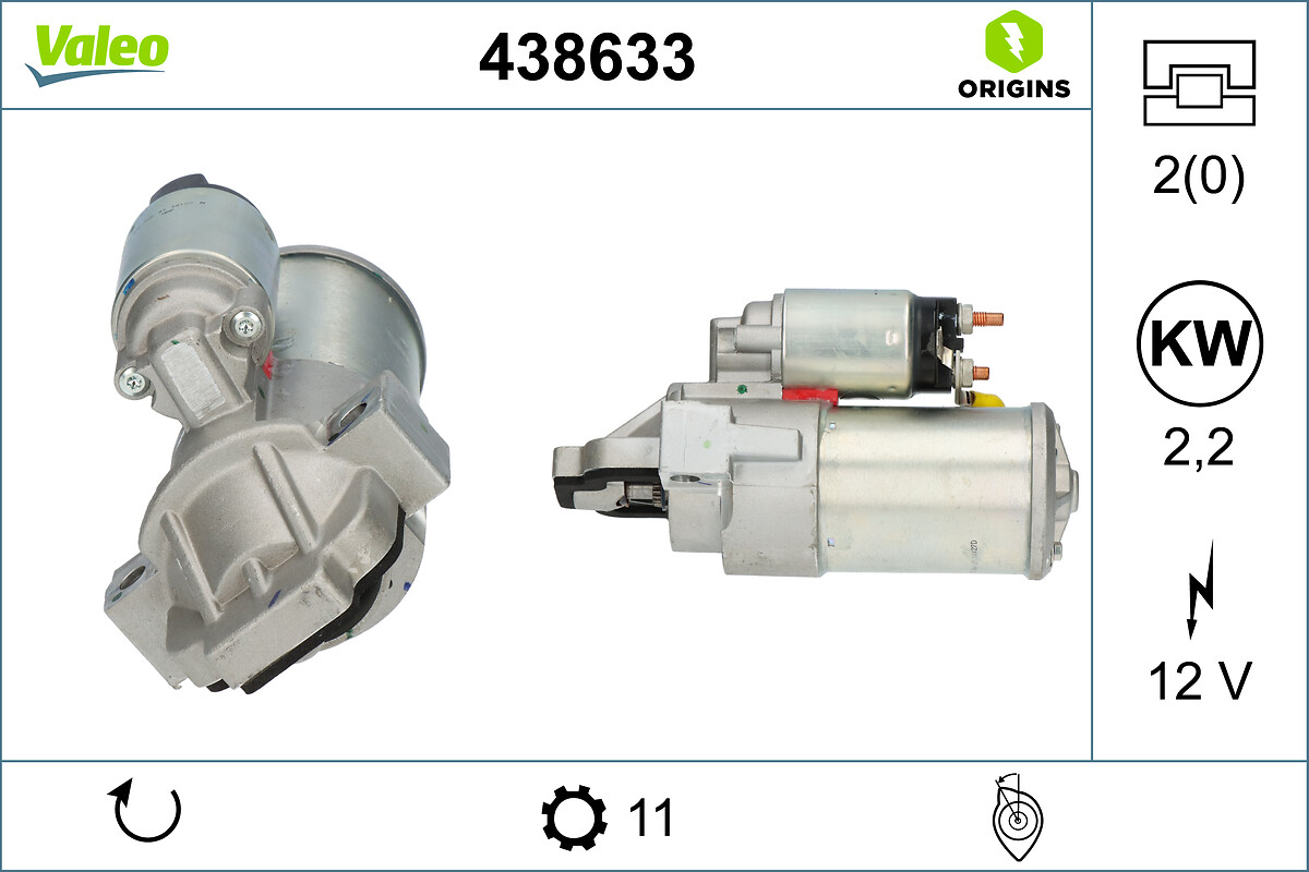 Starter Valeo 438633