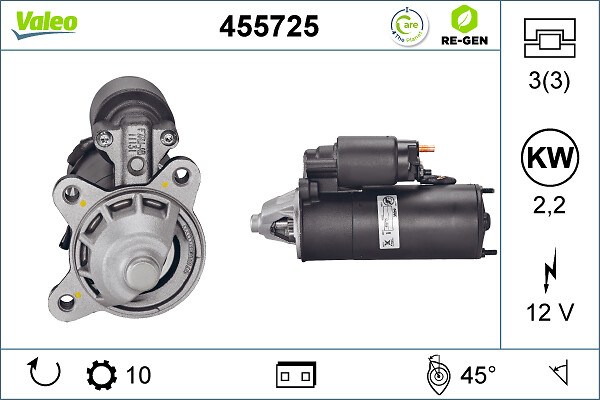 Starter Valeo 455725