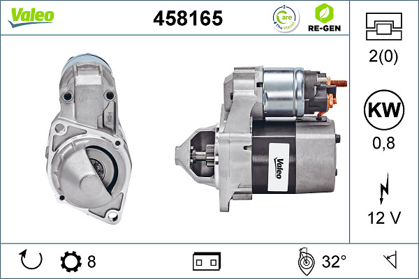 Starter Valeo 458165
