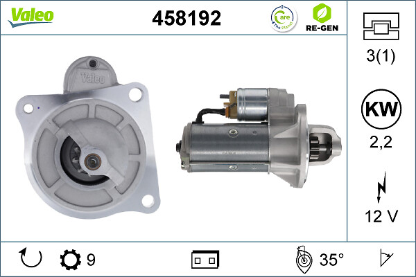 Starter Valeo 458192