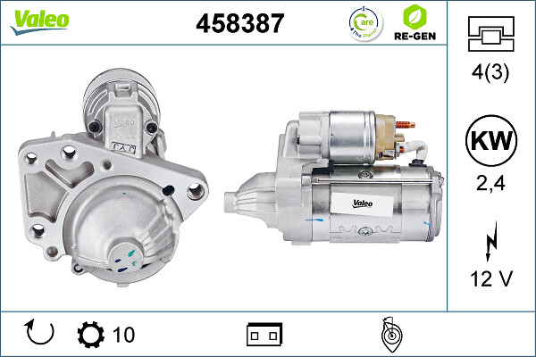 Starter Valeo 458387