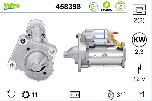 Starter Valeo 458398