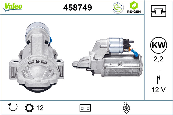Starter Valeo 458749