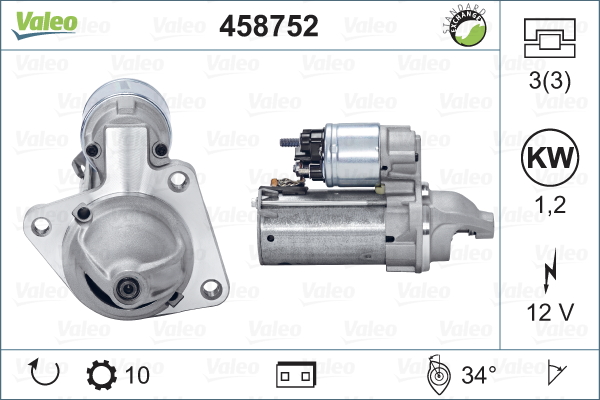 Starter Valeo 458752