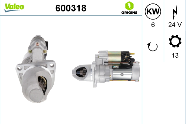 Starter Valeo 600318
