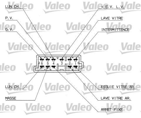 Valeo Knipperlichtschakelaar 251307