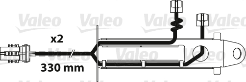 Slijtage indicator Valeo 882329