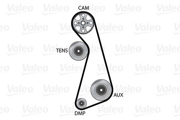 Valeo Distributieriem kit inclusief waterpomp 614576