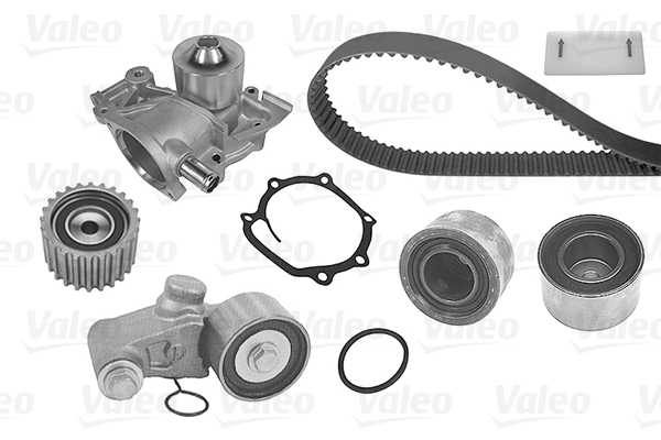 Valeo Distributieriem kit inclusief waterpomp 614637