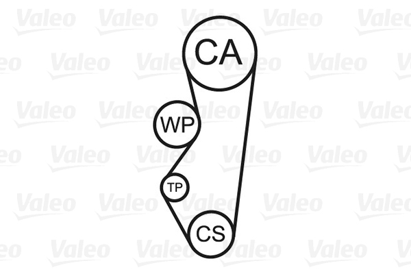 Valeo Distributieriem kit inclusief waterpomp 614670