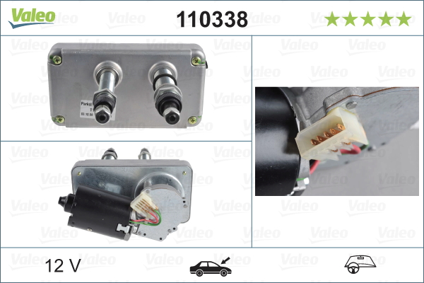 Valeo Ruitenwissermotor 110338