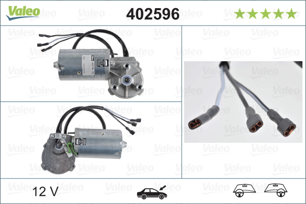 Valeo Ruitenwissermotor 402596