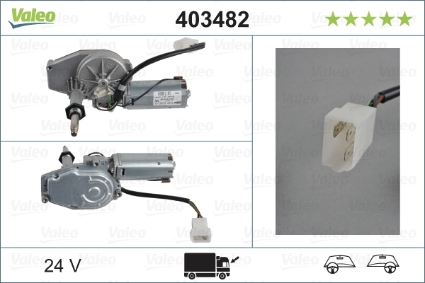 Valeo Ruitenwissermotor 403482