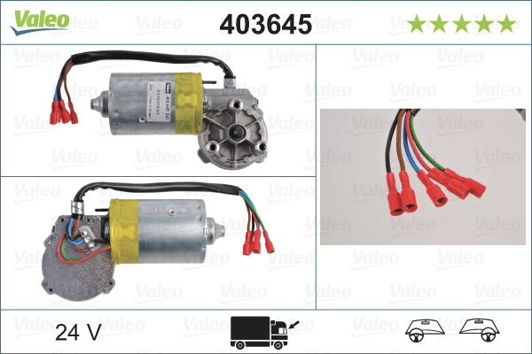 Valeo Ruitenwissermotor 403645