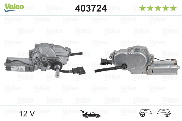 Valeo Ruitenwissermotor 403724