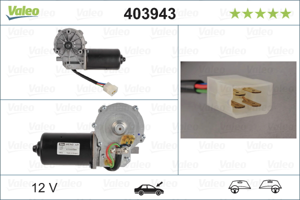 Valeo Ruitenwissermotor 403943