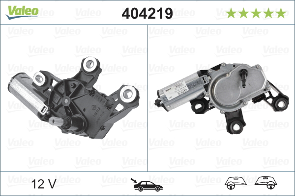 Valeo Ruitenwissermotor 404219