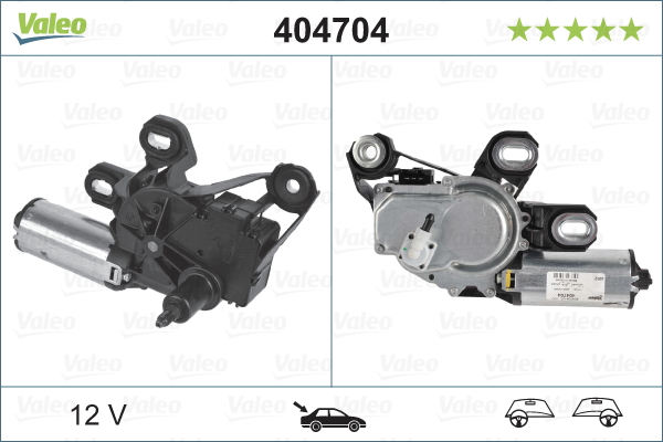 Valeo Ruitenwissermotor 404704