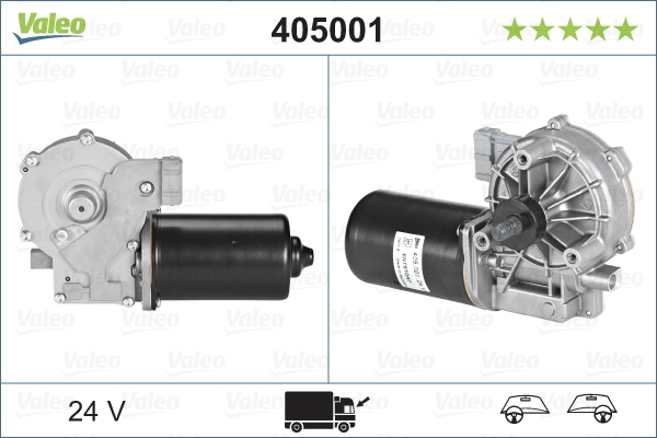 Valeo Ruitenwissermotor 405001