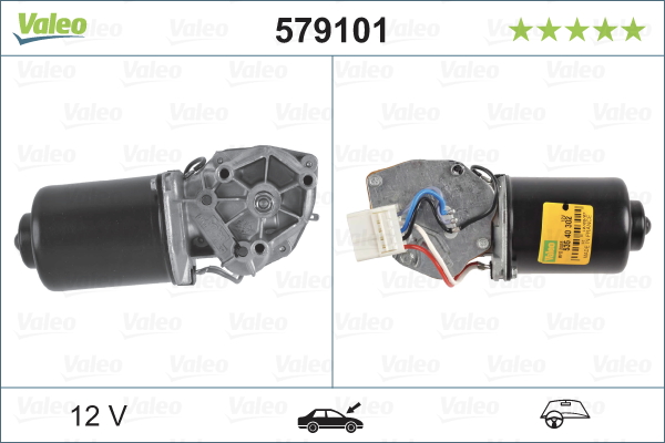 Valeo Ruitenwissermotor 579101