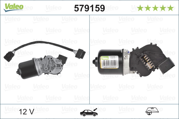 Valeo Ruitenwissermotor 579159