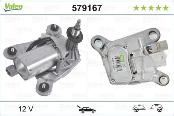 Valeo Ruitenwissermotor 579167