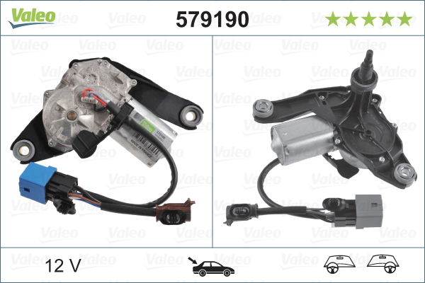 Valeo Ruitenwissermotor 579190