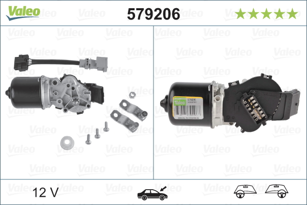 Valeo Ruitenwissermotor 579206