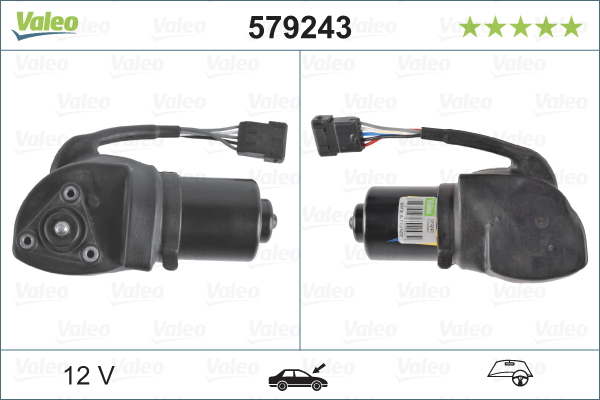 Valeo Ruitenwissermotor 579243