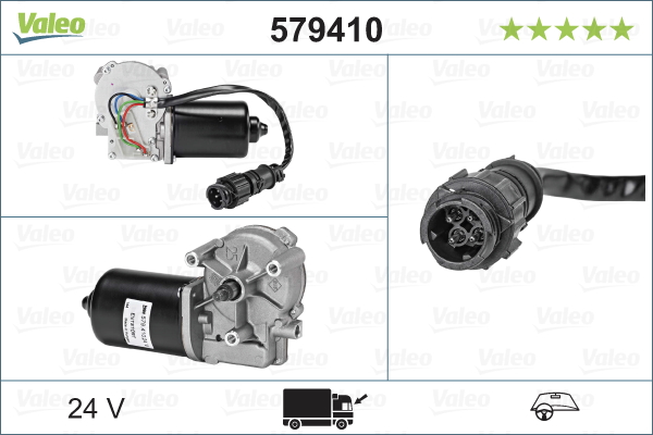 Valeo Ruitenwissermotor 579410