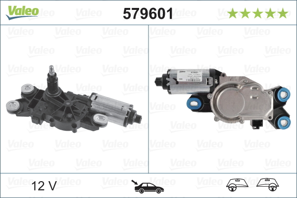 Valeo Ruitenwissermotor 579601