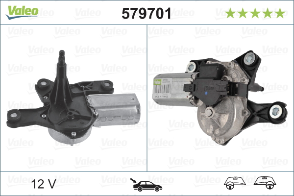 Valeo Ruitenwissermotor 579701