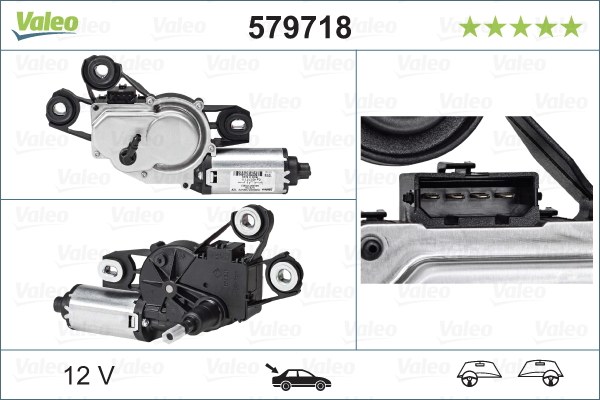 Valeo Ruitenwissermotor 579718