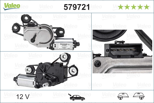 Valeo Ruitenwissermotor 579721