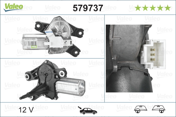 Valeo Ruitenwissermotor 579737