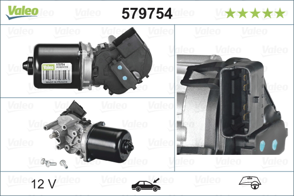 Ruitenwissermotor Valeo 579754