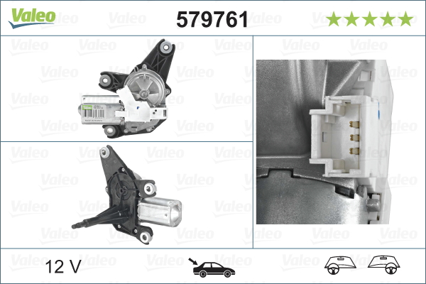 Valeo Ruitenwissermotor 579761