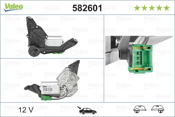 Ruitenwissermotor Valeo 582601