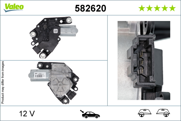 Ruitenwissermotor Valeo 582620