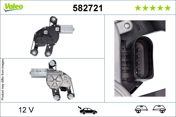 Ruitenwissermotor Valeo 582721