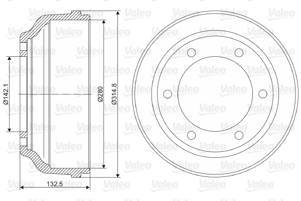 Remtrommel Valeo 237015